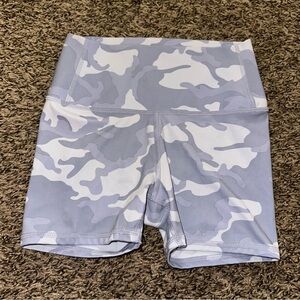All in Motion Gray Camouflage Bike Shorts